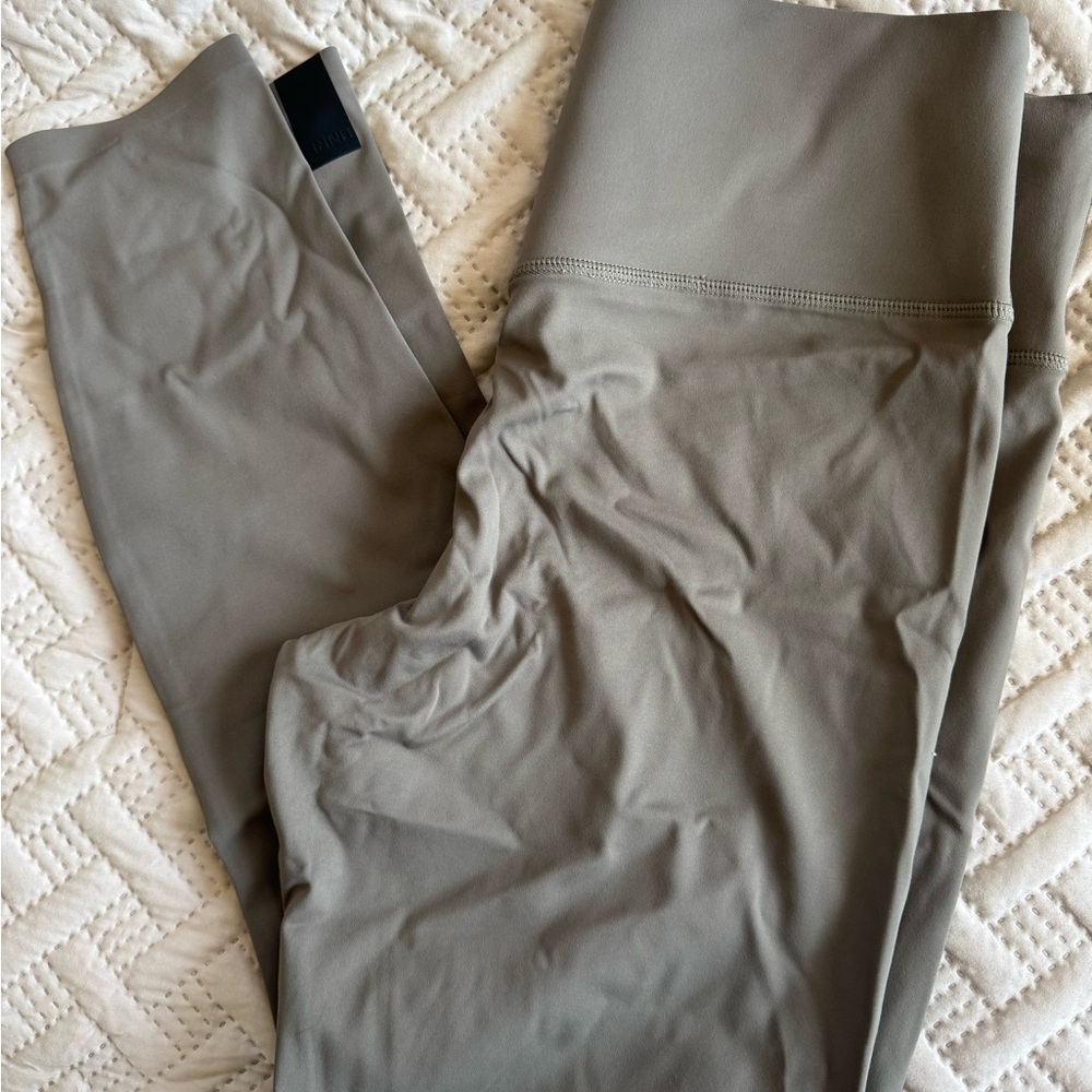 UNRL High-Waist 7/8 Leggings in Dark Taupe